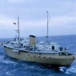 Mv wyuna at sea
